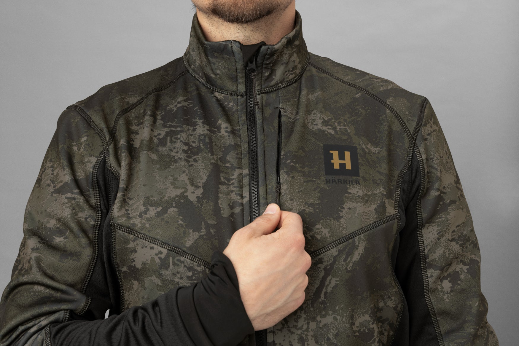 HÄRKILA NOCTYX Camo Fleecejacke AXIS MSP® Black/Black