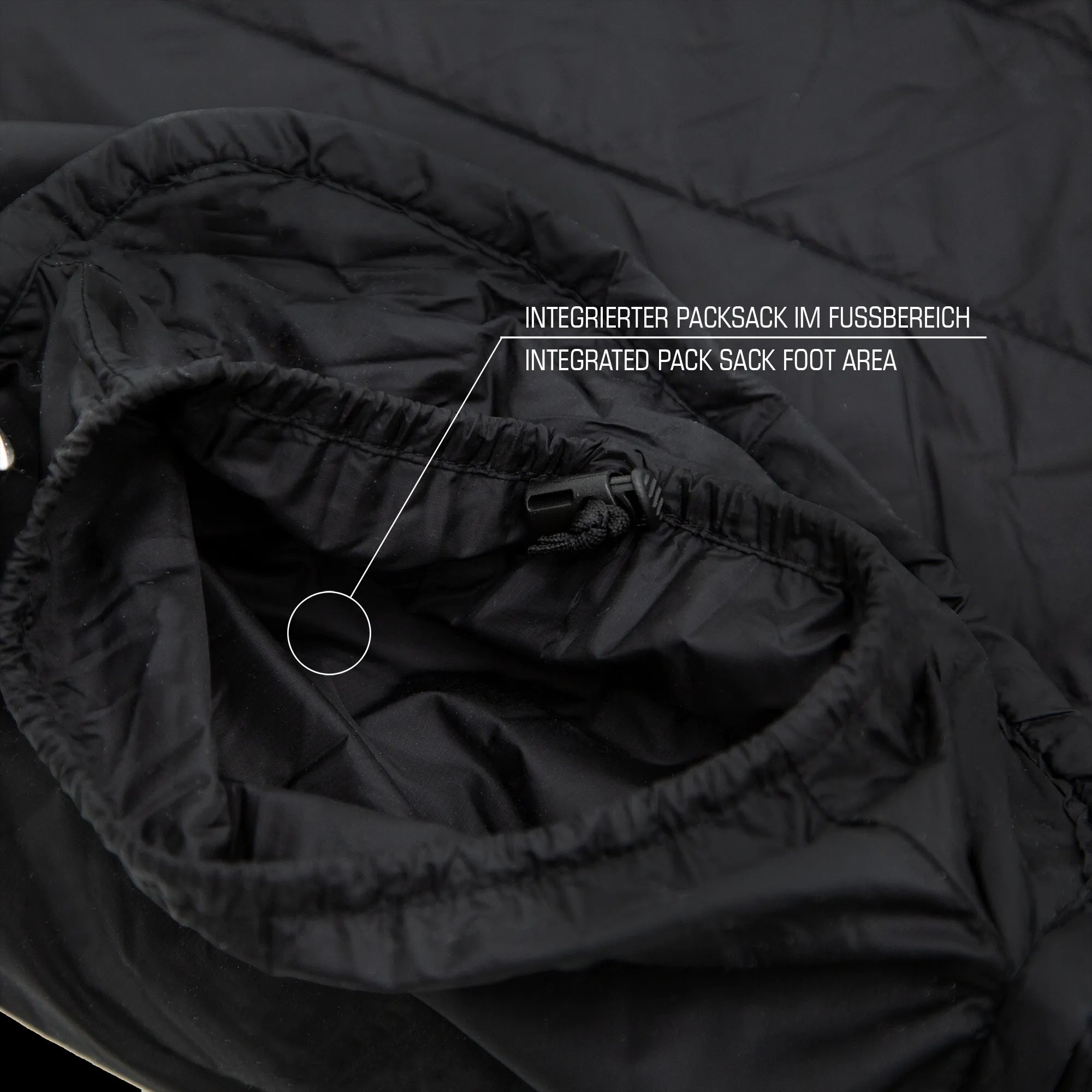 CARINTHIA Schlafsack G 40 Liner black uni zip left