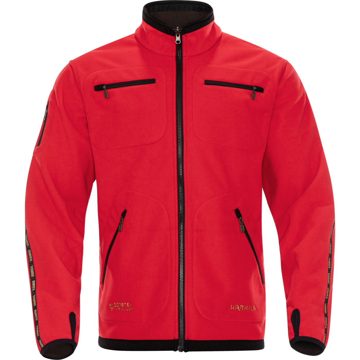 HÄRKILA Kamko Herren Fleecejacke Brown/Red