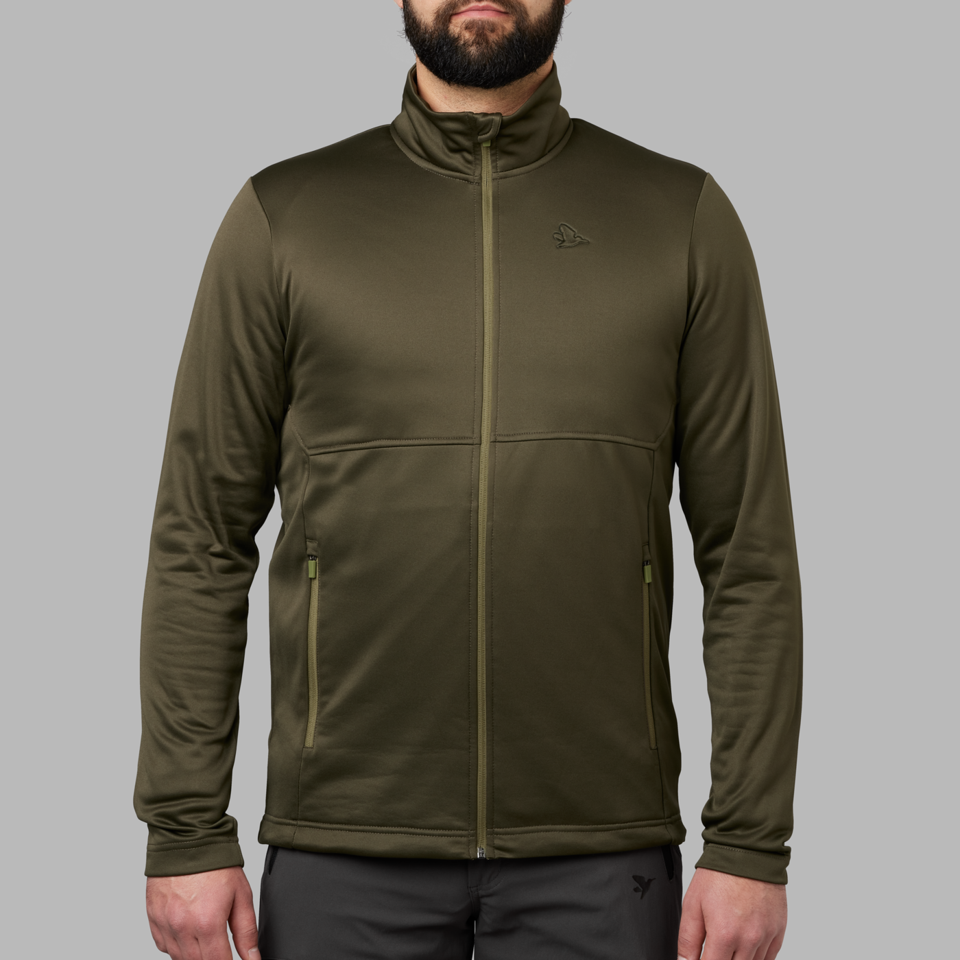 SEELAND Elliot Herren Fleecejacke Pine Green