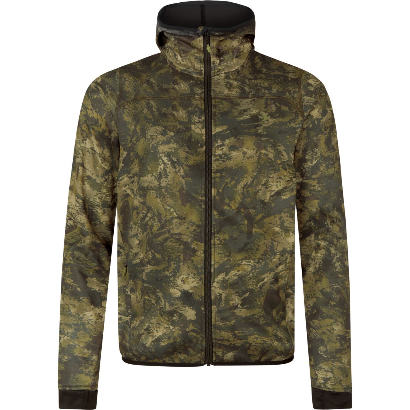 SEELAND Power Camo Herren Fleecejacke InVis Green