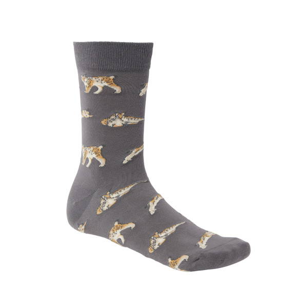 CHEVALIER Pomeroy Socks Lynx Grey Melange