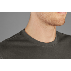 SEELAND Outdoor Herren T-Shirt 2-er Pack Raven/Pine Green