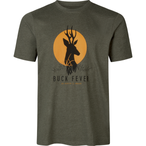 SEELAND Buck Fever T-Shirt Pine Green Melange